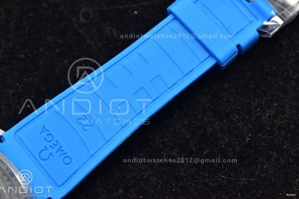 Ultra Blue 1:1 Ceramic 6000M Rubber Black Black SS Seamaster Dial TF Strap Best A2824 Bezel Deep Edition on 1218